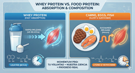 Suero de Leche vs. Comida Real: La Ciencia detrás de tu Elección de Proteína