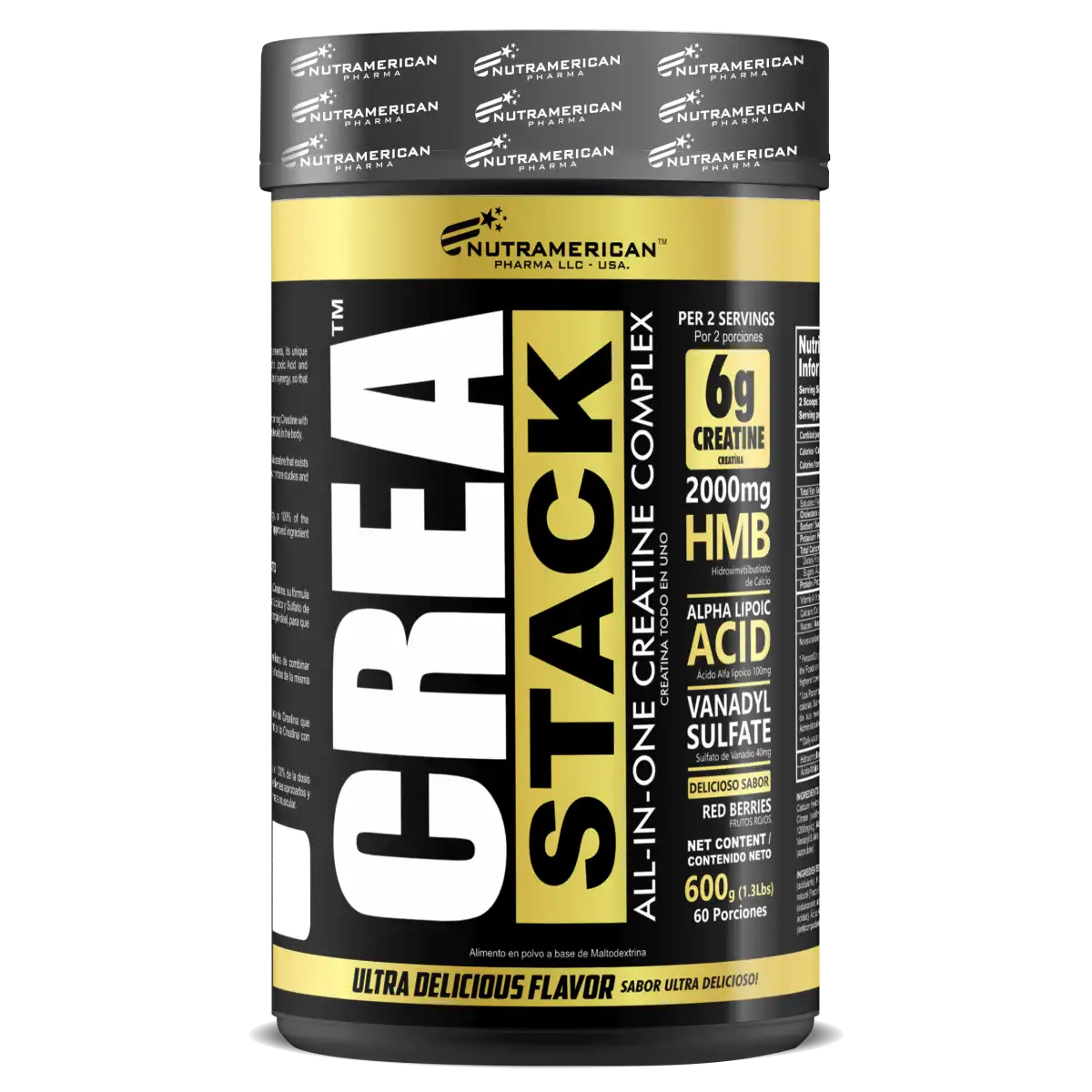 Crea Stack 600 gr (60 serv)