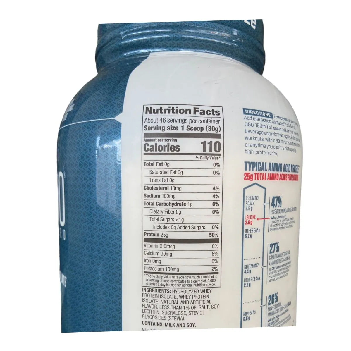 ISO100 HYDROLYZED (Dymatize) 3 LB